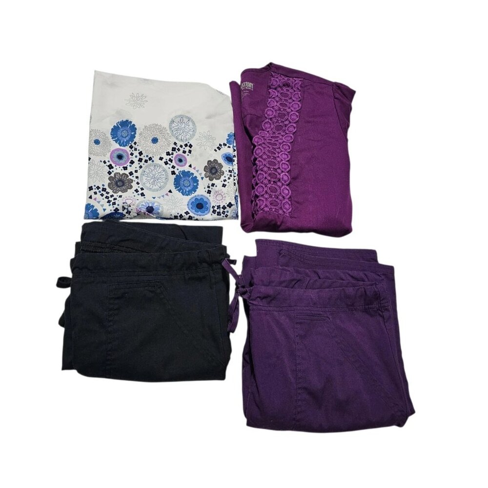 Bundle Scrub Set Size Small Butter Soft Greys Anatomy by Barco Mixed Brands